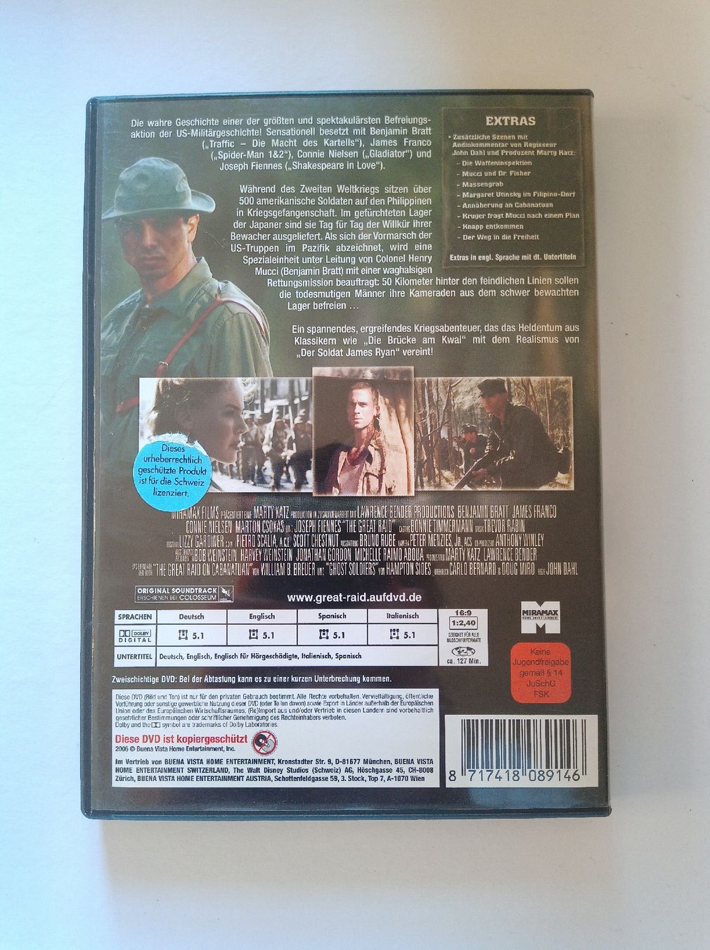 Tutti i DVDs: The Great Raid DVD – Usato da Tann venduto da Veebee6 1