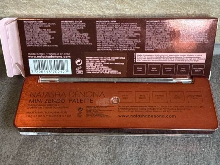 Natasha Denona Make-up: Natasha Denona Mini Zendo Palette – Neu und originalverpackt aus Otelfingen von Gasolino 1