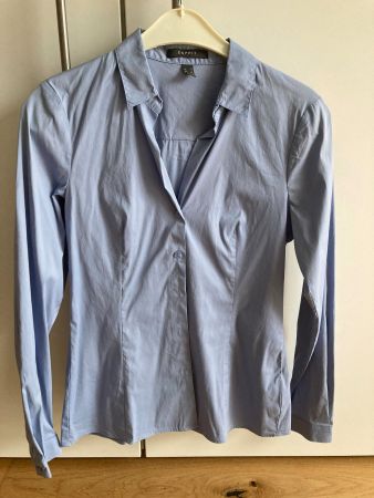 Esprit taillierte Lang-arm Bluse Gr. XS