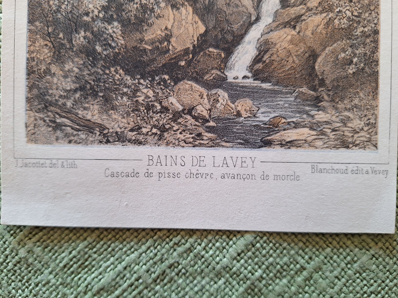 Incisioni: BAINS DE LAVEY – Usato da Bevaix venduto da bohrap 1