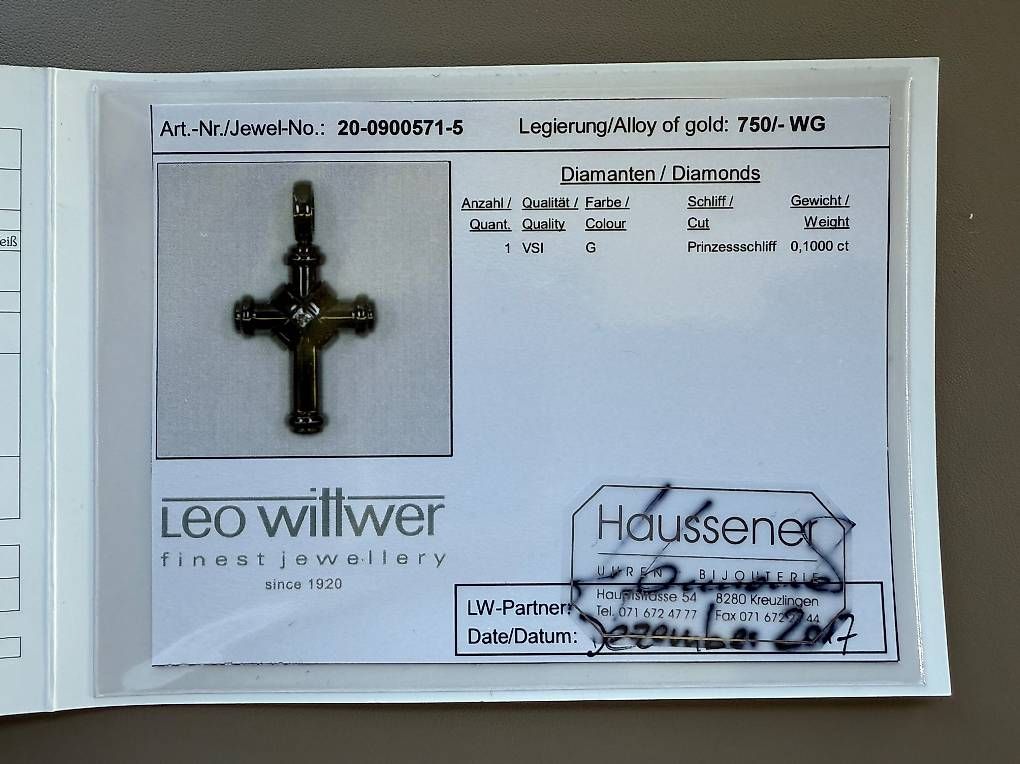Catenine: Leo Wittwer Halskette Kreuz – Usato da Kreuzlingen venduto da joel_1907 3