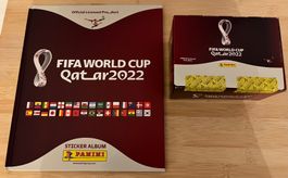 Panini 2022 Fifa WM Qatar DE-Set mit Box (120) und Album OVP