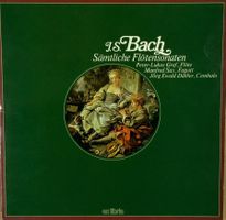 Johann Sebastian Bach Sämtliche Flötensonaten auf 4 Seiten