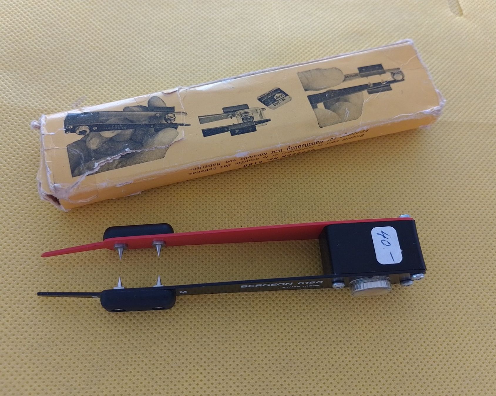 Bergeon Misurare: Bergeon 6180 Batterie-Tester – Difettoso da Basel venduto da Tower65 1