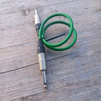 Audiokabel 6.3mm Klinke mono grün 50cm