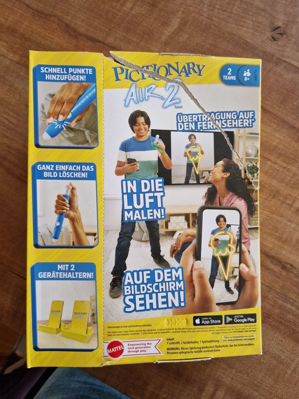 Mattel Giochi: Pictionary Air 2 - in die Luft malen – Usato da Giswil venduto da movo08