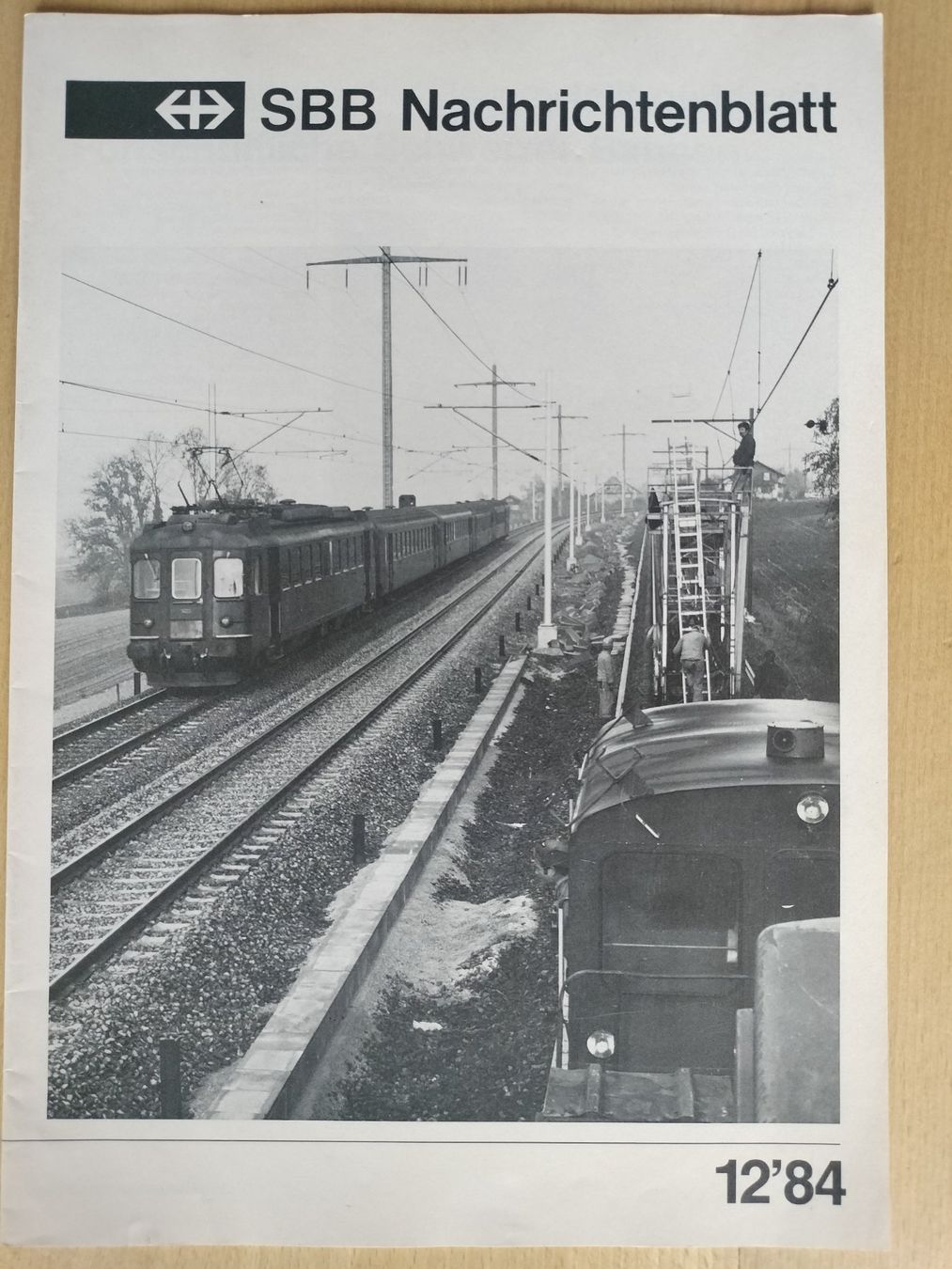 Riviste & Magazine: SBB CFF FFS Nachrichtenblatt von 1984 – Usato da Schwanden Sigrisw venduto da pho_2mc9