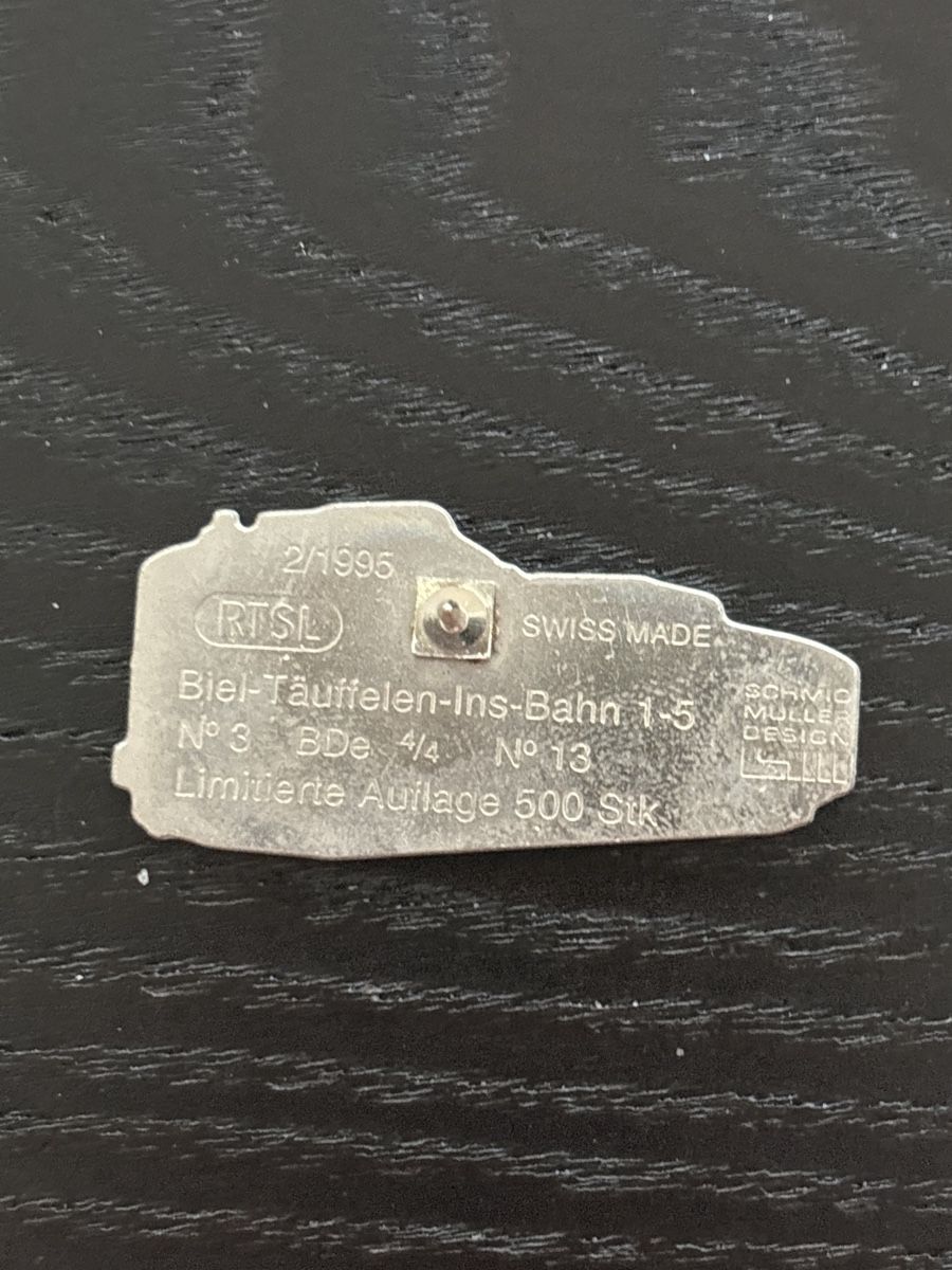 SBB/CFF/FFS Placchette & Badge: BDe 4/4 Schmid Müller 500 Stück – Usato da Uetendorf venduto da hoisle 1