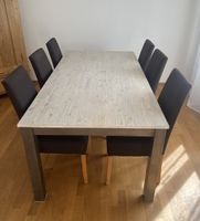 Wohnzimmertisch mit 6 Stühlen