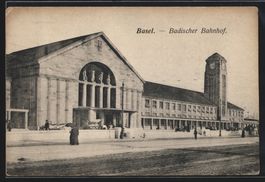 Basel, Blick auf den Badischen Bahnhof