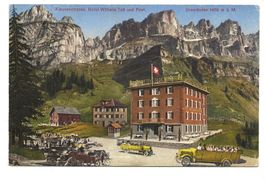 Klausenstrasse (GL/UR) Hotel Wilhelm Tell und Post - 1932
