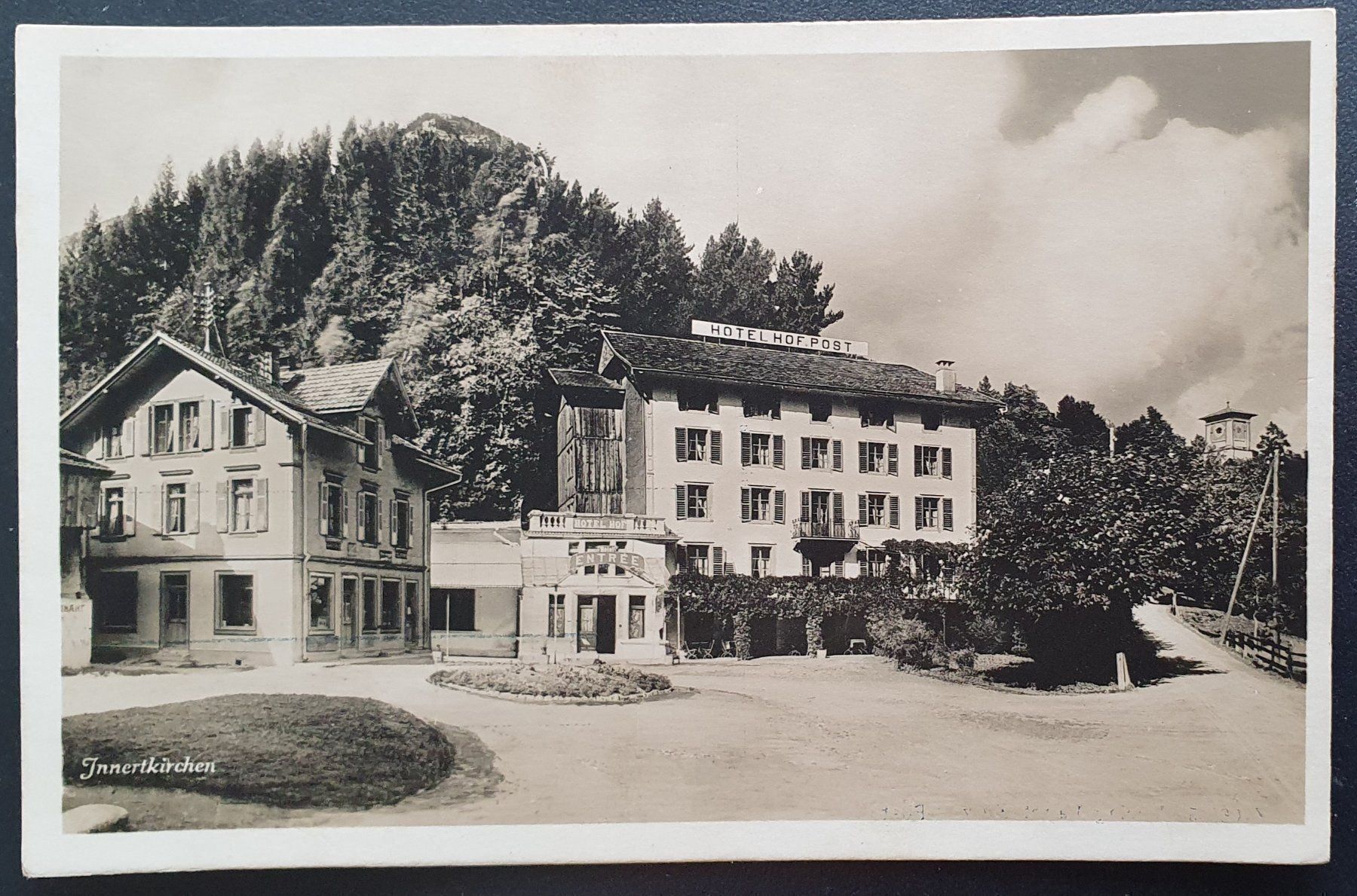 Ansichtskarten: Innertkirchen - Hotel Hof,  Post – Gebraucht aus Kreuzlingen von Rschweiz1