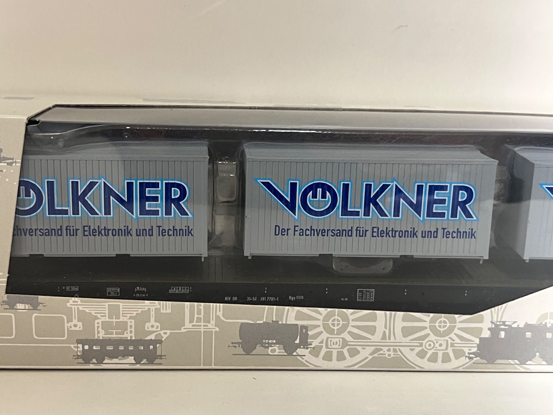 Piko Modellini di ferrovie: Piko 95464 VÖLKNER DB H0 DC – Nuovo e nell'imballaggio originale da Geroldswil venduto da TopTrain54 1