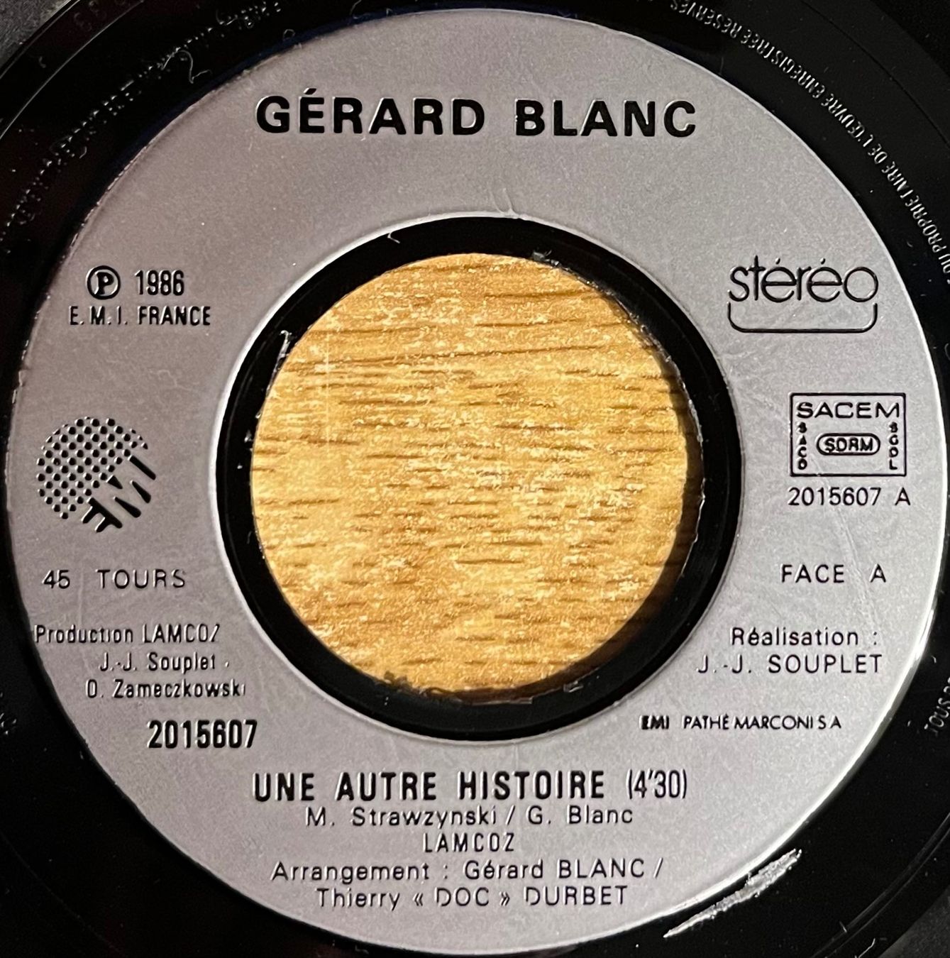 Dischi in vinile: GÉRARD BLANC - UNE AUTRE HISTOIRE – Usato da Bussigny venduto da vinyl-pas-cher 2