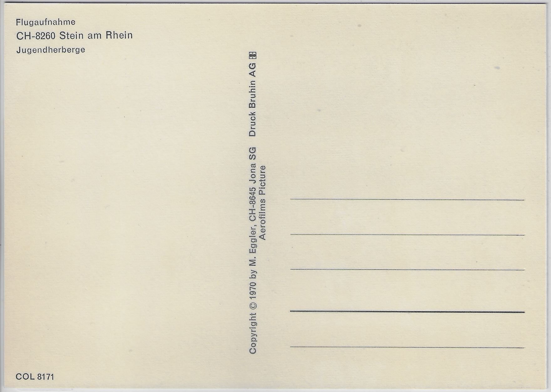 Cartoline postali: Flugaufnahme Jugendherberge Stein am – Antico da Ettingen venduto da Kartenplanet 1