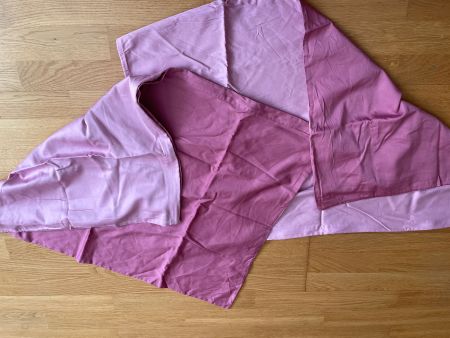 s.Oliver 2erSet Kopfkissenbezüge Zwi-Farben Rosa Baumwolle