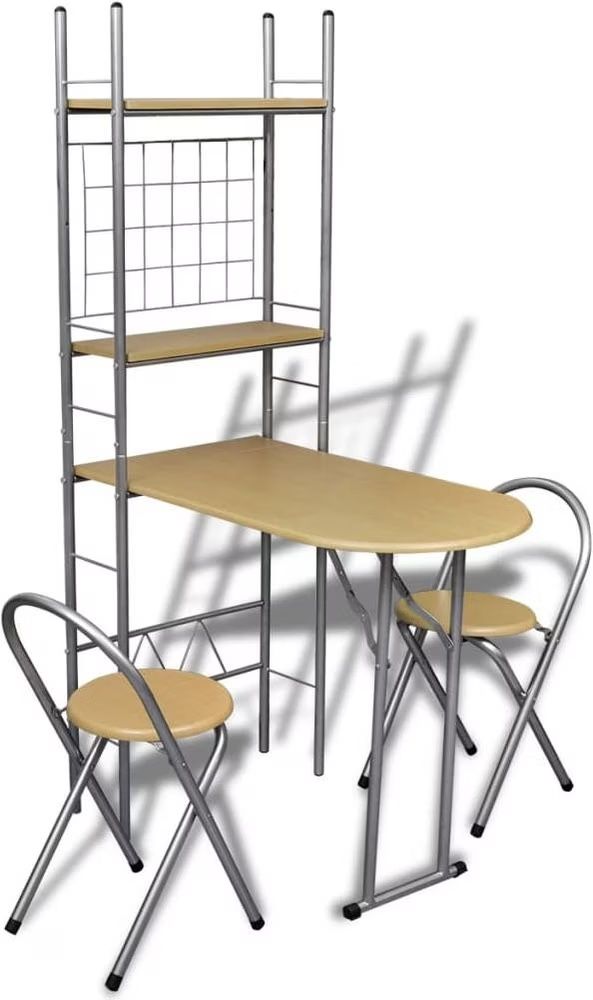 Set di tavolo e panche: Klapptisch Set mit 2 Stühlen und Regal – Usato da Thun venduto da Buchholtron