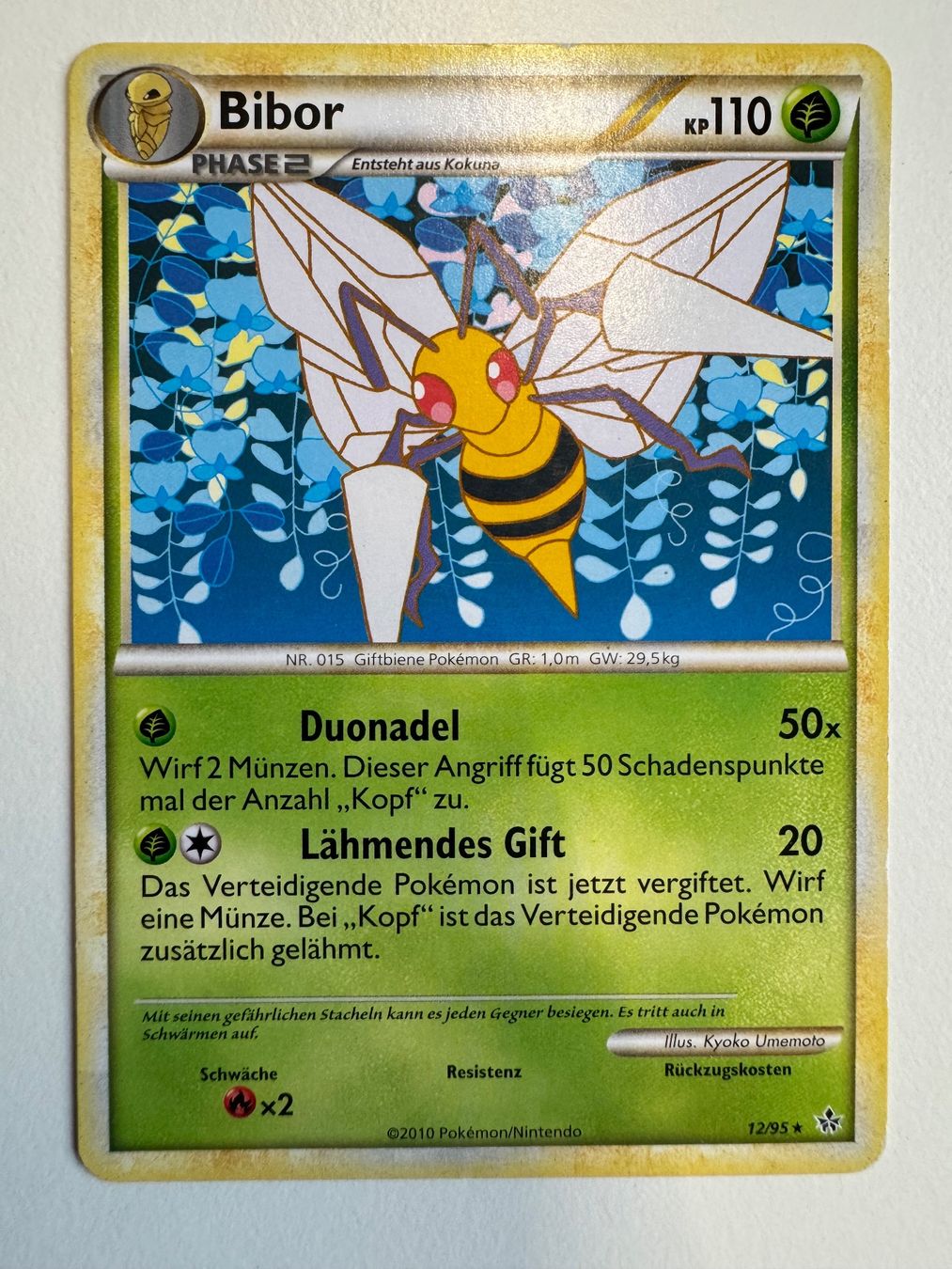 Pokémon Carte collezionabili: Beedrill / Bibor (UL 12) - Unleashed - DE - Pokémon – Usato da Gossau ZH venduto da card-art