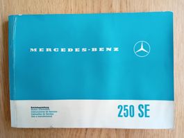 Bedienungsanleitung Mercedes-Benz 250 SE W 108