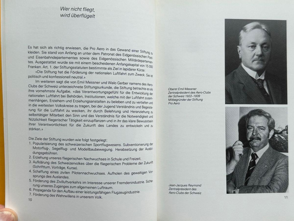 Libri: Dietschi: Pro Aero und die Schweizer Luftfahrt. – Usato da Adliswil venduto da buch_und_kunst 2