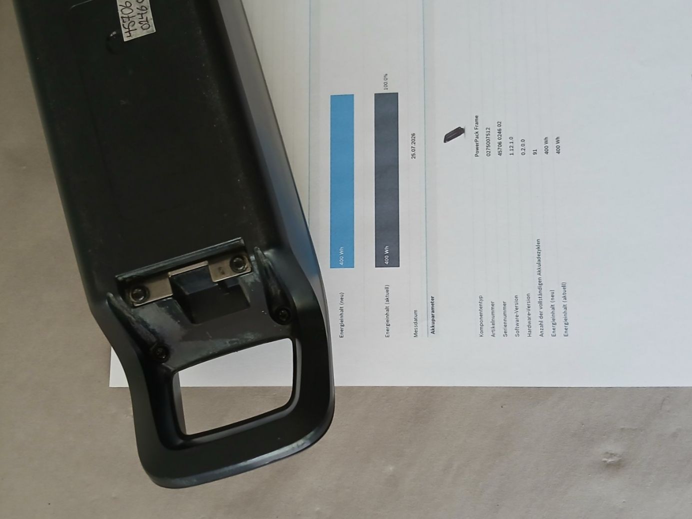 Bosch Akkus: Bosch Powerpack 400 mit 400Wh 100% / inklusive Messbericht – Gebraucht aus Winterthur von .-thx-. 5