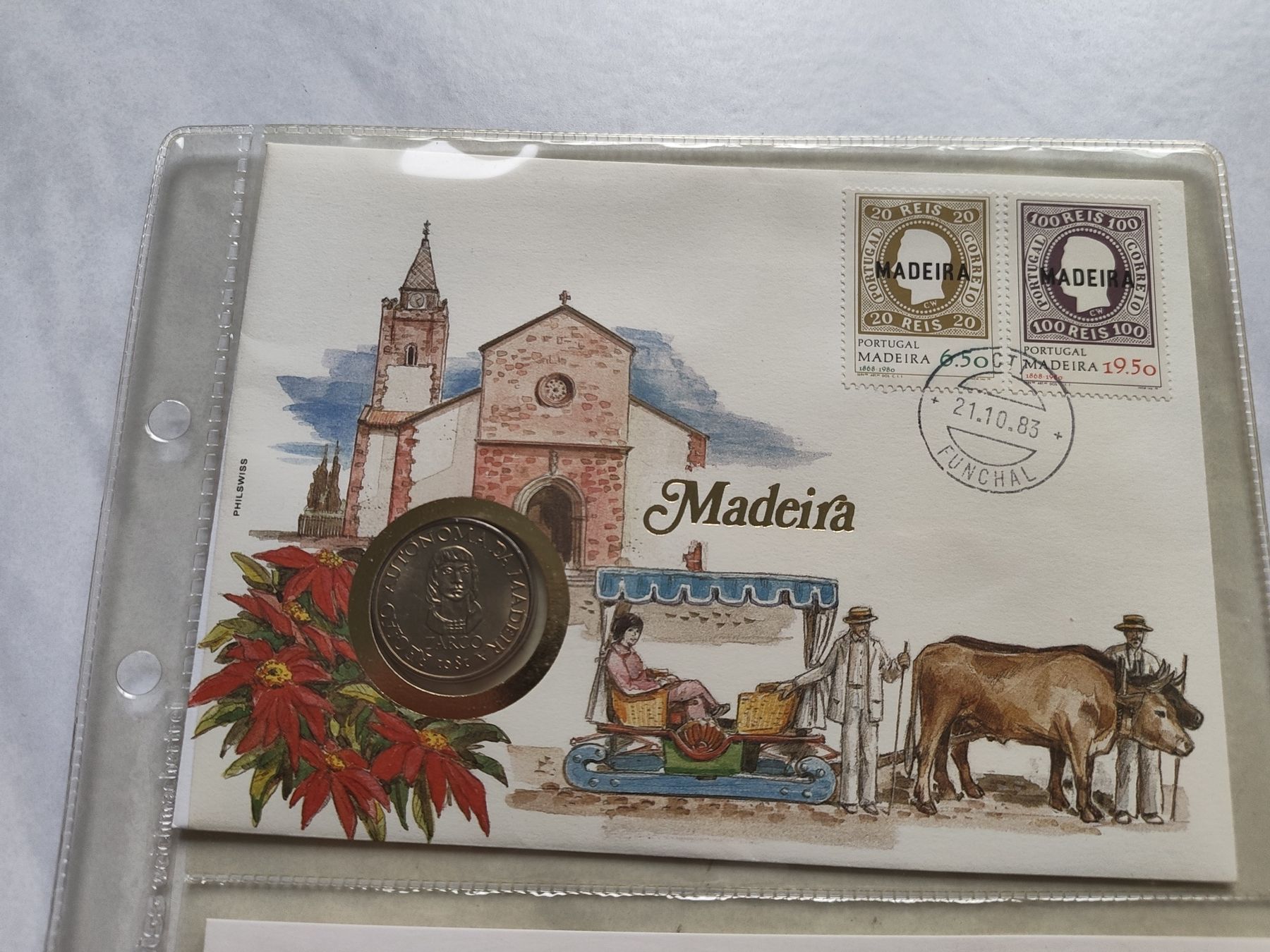 Tutti le monete: Münzbrief Madeira – Usato da Schönenwerd venduto da pin_rn7v 1
