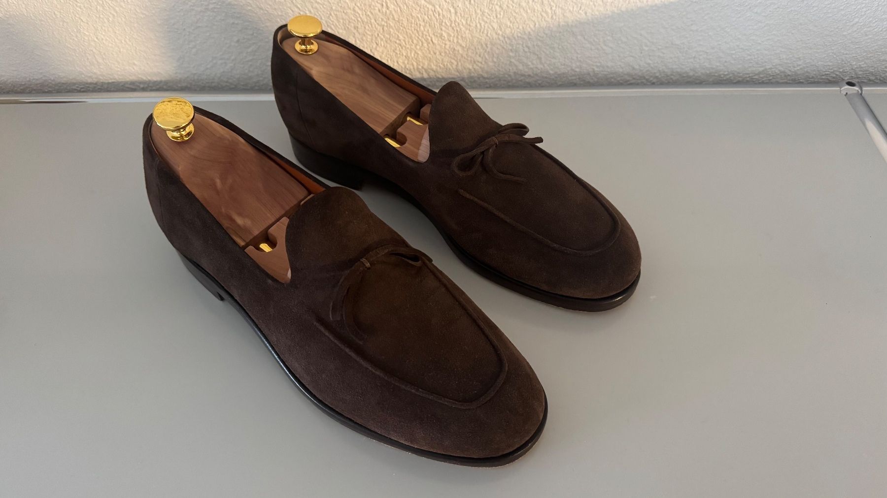 Santoni Chaussures hommes: Santoni Loafers braun, Grösse 8.5 – D'occasion à Winterthur par Louvre91