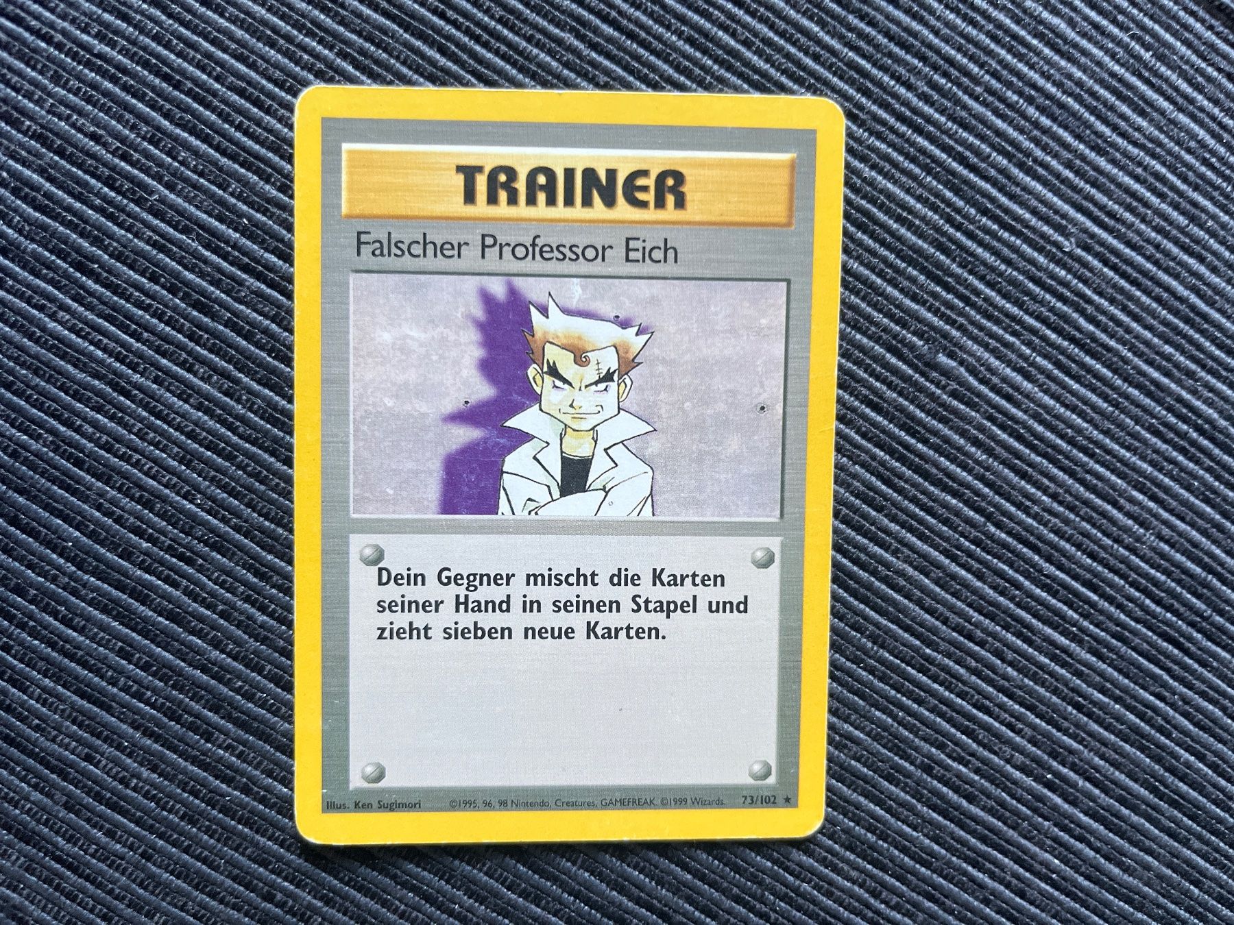Pokémon Carte collezionabili: Pokemon Falscher Professor Eich Base Set deutsch – Usato da Wabern venduto da Collectfun