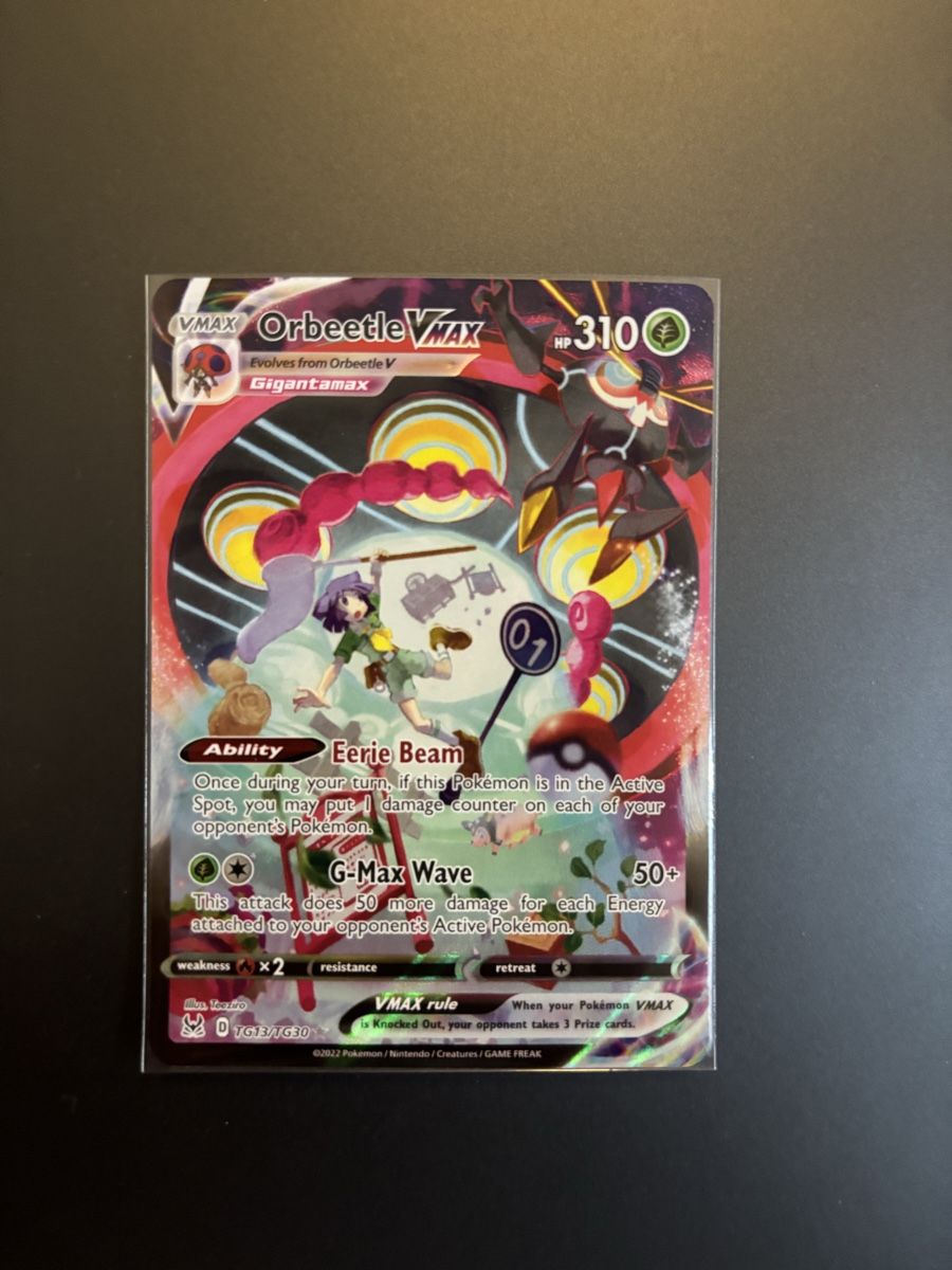 Pokémon Carte collezionabili: Pokemon Orbeetle VMAX - Trainer Gallery - Rare - Top Cond. – Nuovo (secondo la descrizione) da Bellinzona venduto da Cook_
