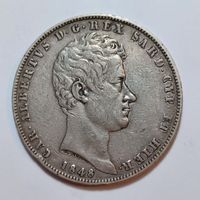 5 Lire 1848 Karl Albert Königreich Sardinien (Italien)