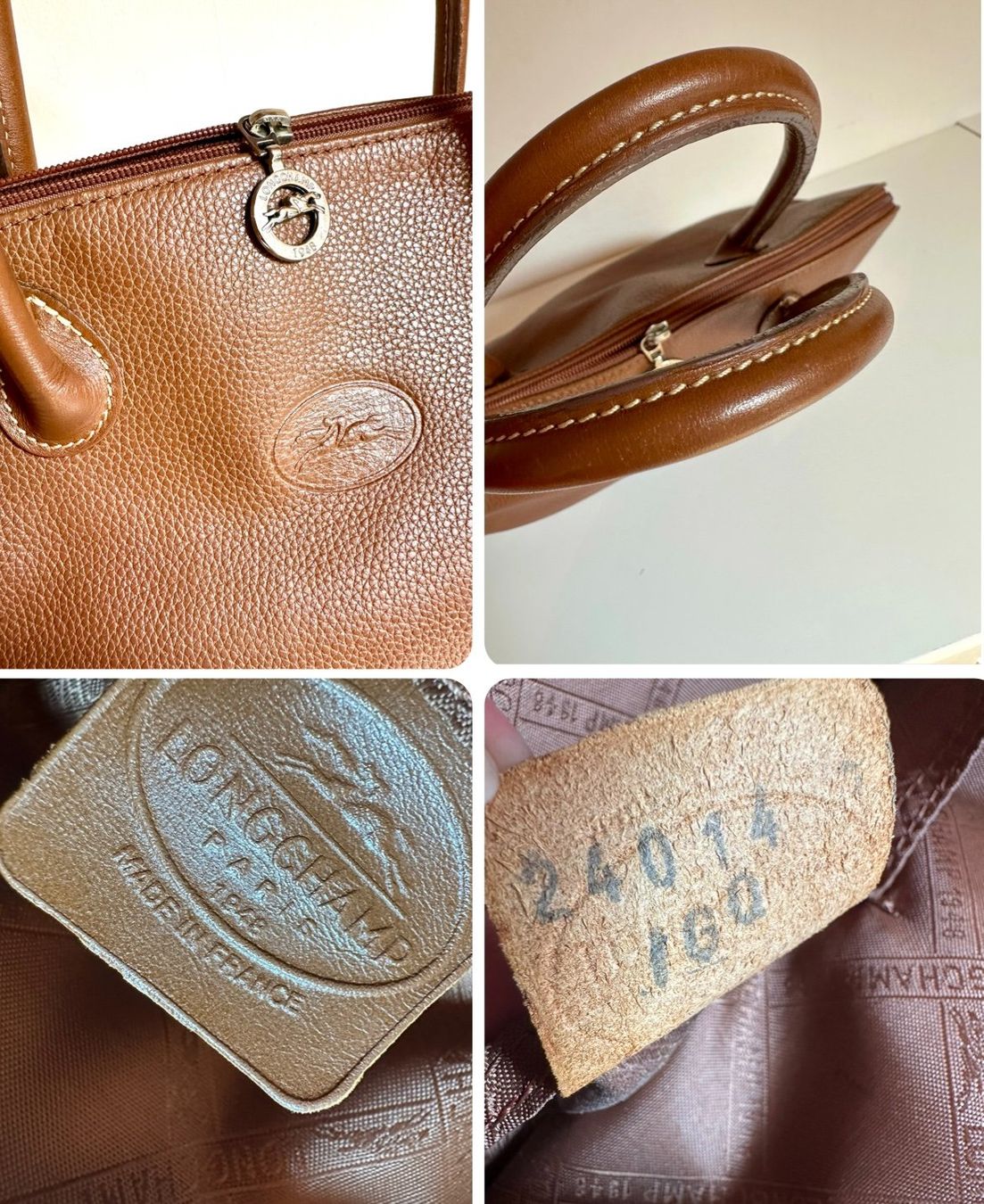 Longchamp Borse da donna: Longchamp Sac bolide cannelle vintage – Usato da Bernex venduto da euma1976 7