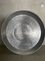 Dekoratives Tablett / Deko-Schale, Metall/Alu