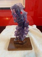 Amethyst Figur Handarbeit (Geleimt)