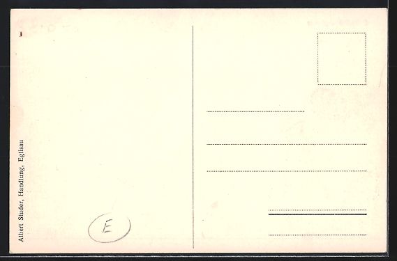 Cartoline postali: AK Eglisau, Uferpartie mit Brücke – Usato da Berlin venduto da bartko-reher 1