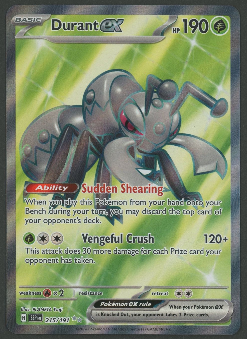Pokémon Carte collezionabili: Durant ex FA 215/191 EN ab 1.- – Usato da Rupperswil venduto da gengarbasar