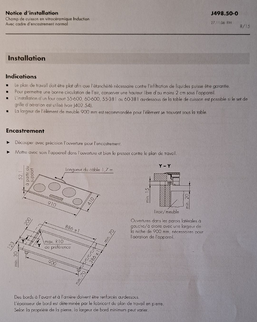 V-Zug Cucine: Table de cuisson à induction ZUG - Type GK46TIPC - FN498 – Usato da Bionnens venduto da dho_9wkh 5