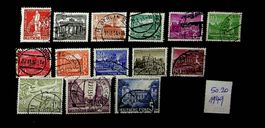 ALLEMAGNE BERLIN TIMBRES OBLITÉRÉS 1949. COTE 50 EUROS/ T701