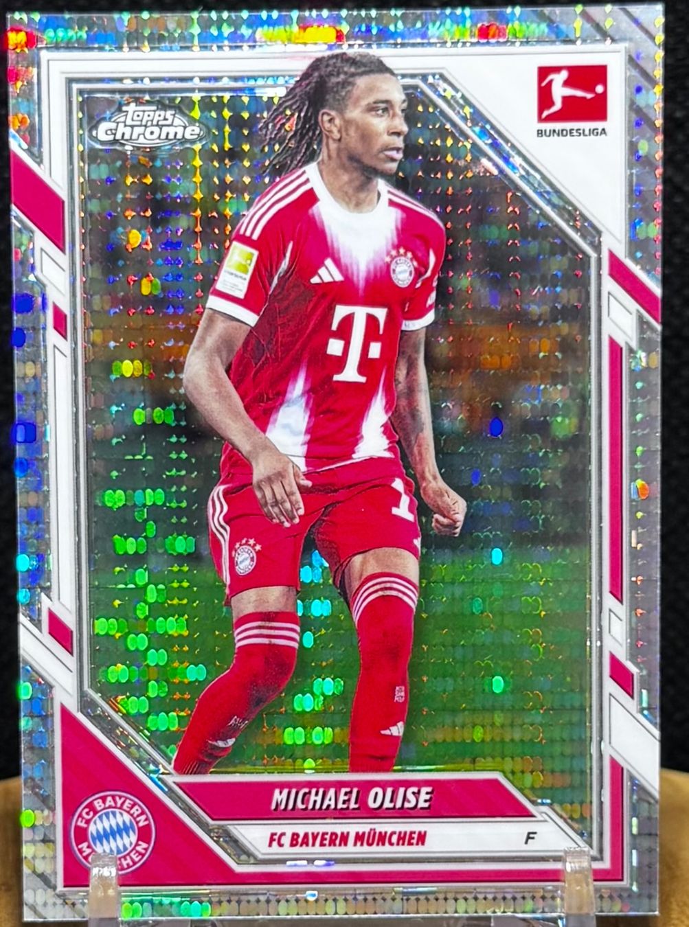 Topps Carte collezionabili: 2025-26 Topps Chrome BuLi Michael Olise Pulsar Refractor – Usato da Reconvilier venduto da Cardito
