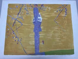 HEINRICH MÜLLER LITHOGRAPHIE SIGNIERT NUMMERIERT