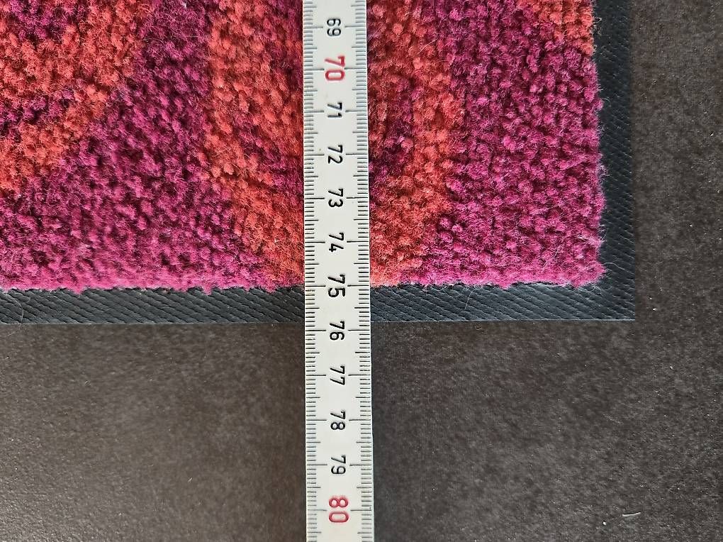 Teppiche: Fussmatte / Teppichläufer 117x76 Pink mit Blumen – Gebraucht aus Hermrigen von Tom777 2