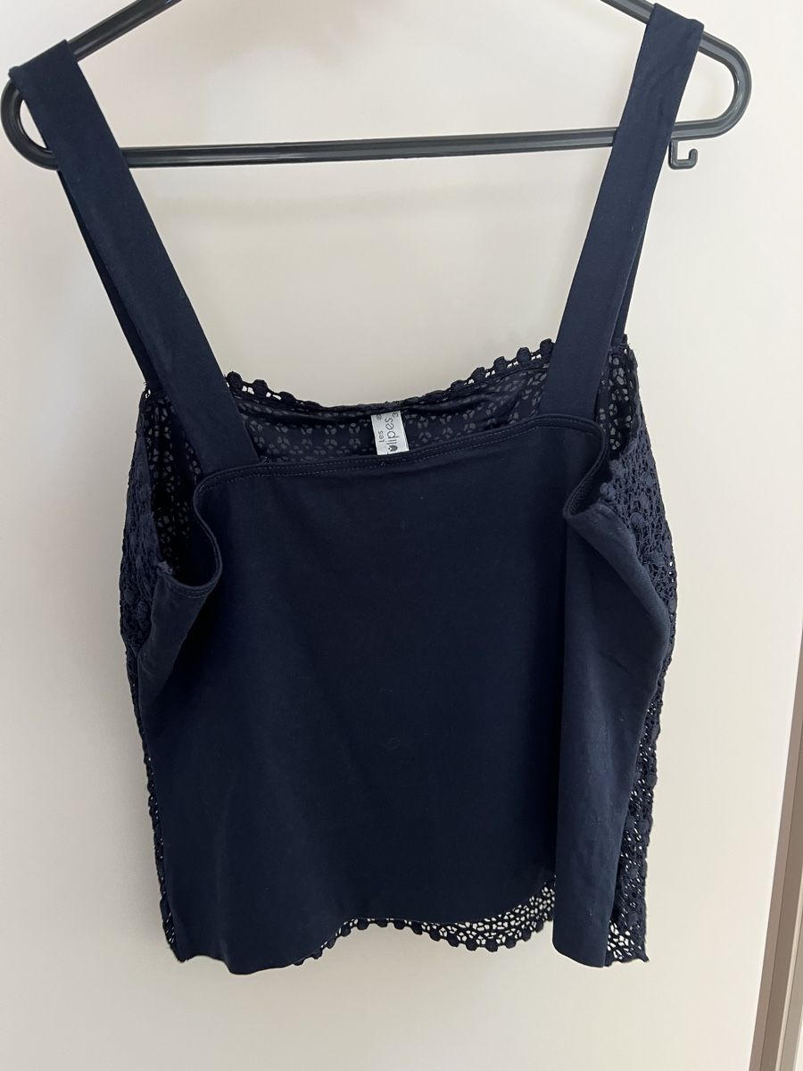 Tops: Navy lace top - size S - Made in Italy – Neu (gemäss Beschreibung) aus Corsier GE von Karol_save_planet 3