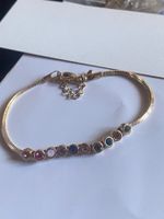 Magnifique bracelet avec pierres de couleur