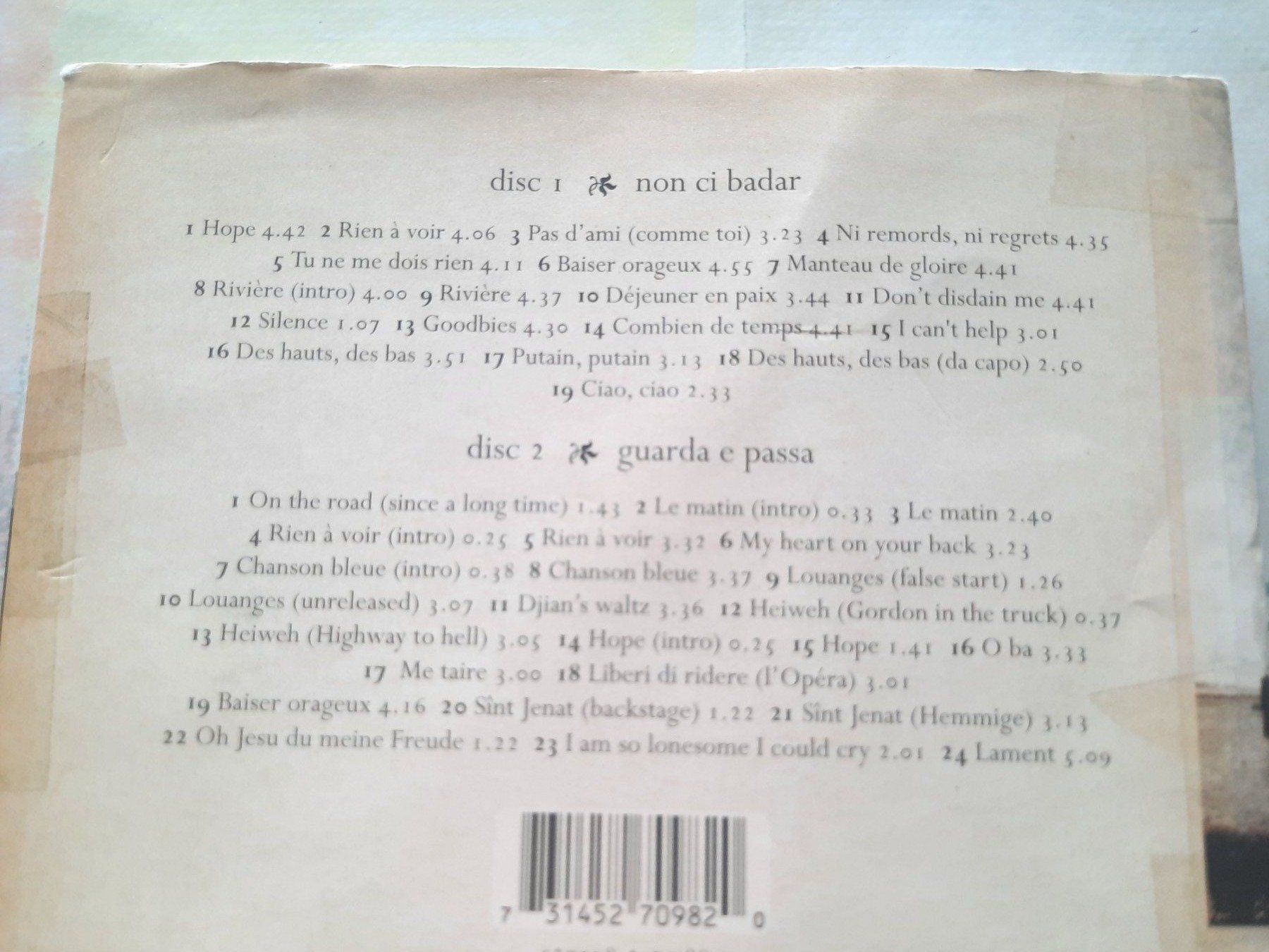 CD: CD Stephan Eicher - No ci badar, guarda e passa – Usato da Pully venduto da bro_n52j 2