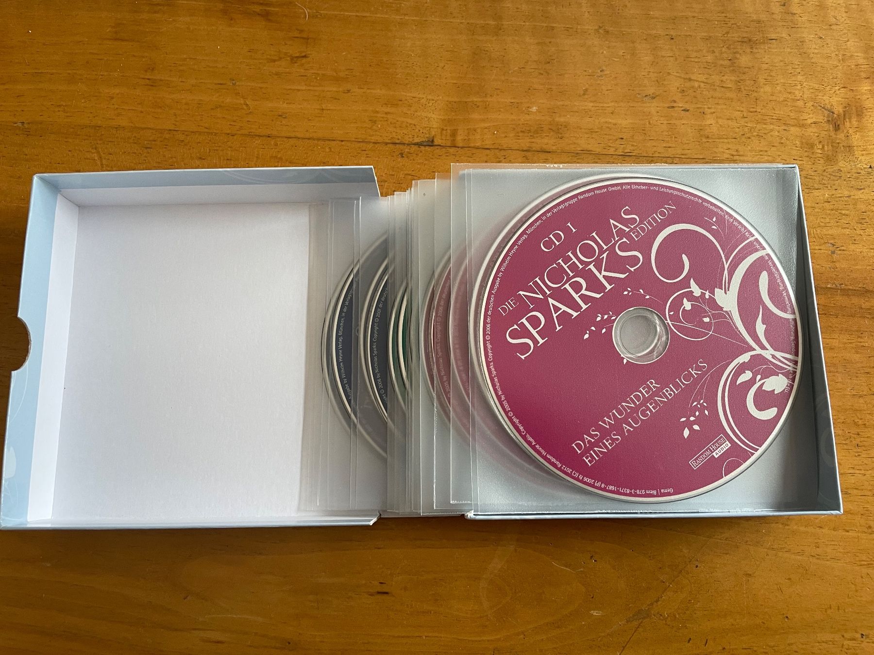 Audiolibri: Nicholas Sparks Audio CD-Box mit 3 Geschichten – Usato da Winterthur venduto da moschtli20 3