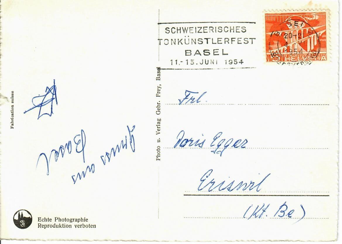 Ansichtskarten: Basel – Gebraucht aus Hochdorf von Ziegel-16 1