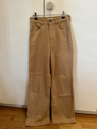 Marc O’Polo Camel Wide Leg Crop Trousers - Size 27