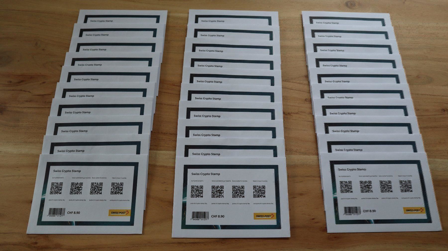 Timbri: Swiss Crypto Stamps ID:1-9 – Nuovo (secondo la descrizione) da Baar venduto da CryptoShop 2