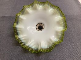 Antike Deckenlampe Glas