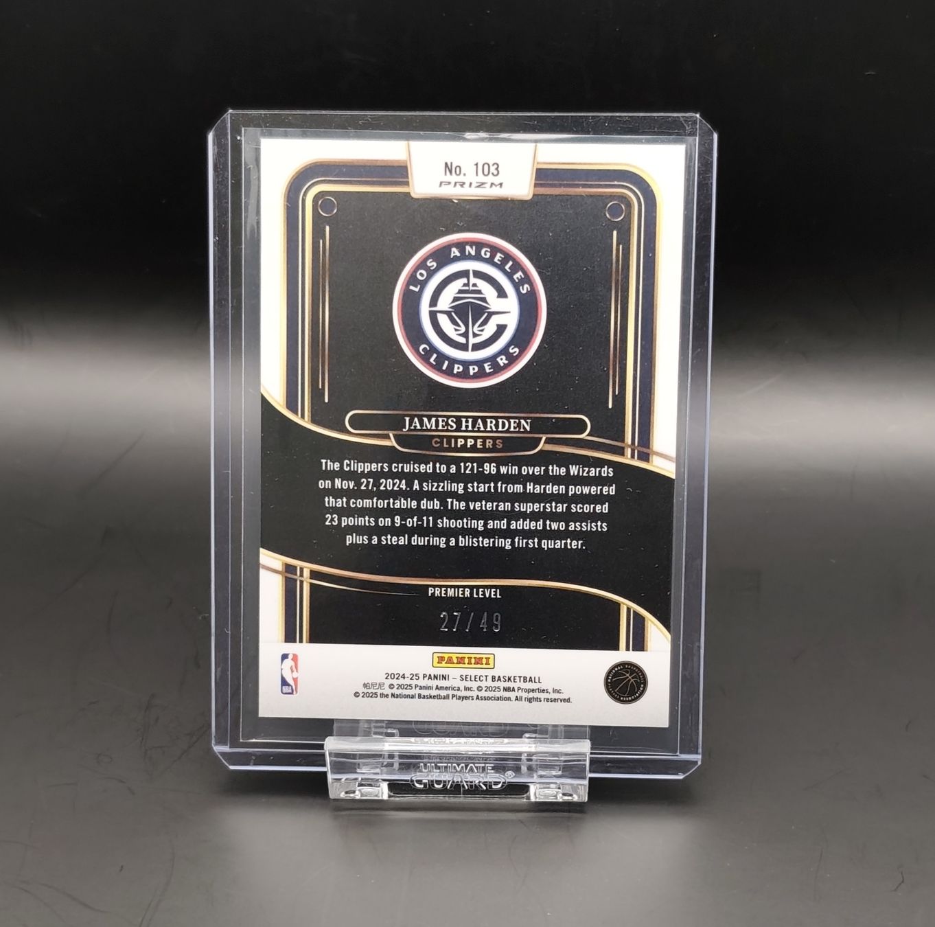 Panini Sammelbilder & Trading cards: James Harden Panini Select Premier Level /49 LA Clippers – Gebraucht aus Ostermundigen von DaCards 1