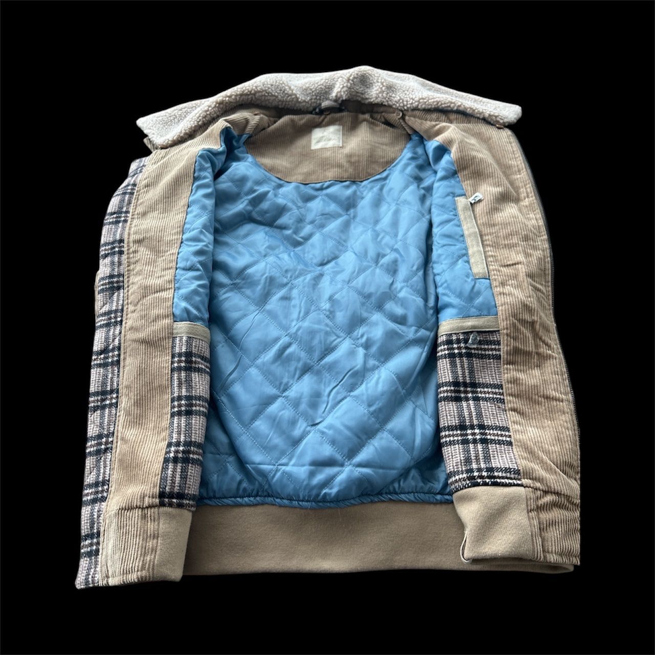 Jacken: Colours & Sons Herren Karierte/Cordjacke M – Gebraucht aus Arzier-Le Muids von Fblouet 1